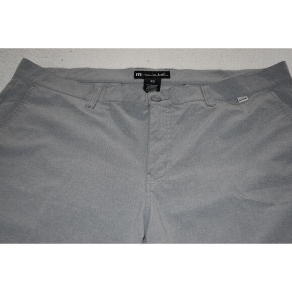 Travis Mathew Golf Shorts Mens Size 40 Wicking Performance Gray Flat Front - Picture 2 of 5